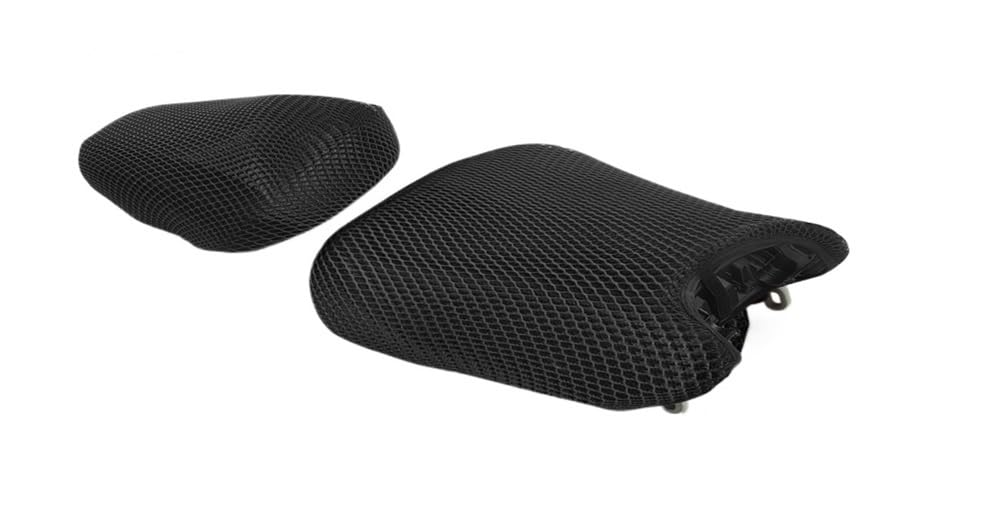 Atmungsaktive Mesh Pad Motorrad-Schutzkissen-Sitzbezug, passend für Su&zuki GSX750R GSX 750 R GSXR750 GSXR 750, Stoff-Sattelsitzbezug-Zubehör von WRHUOBA