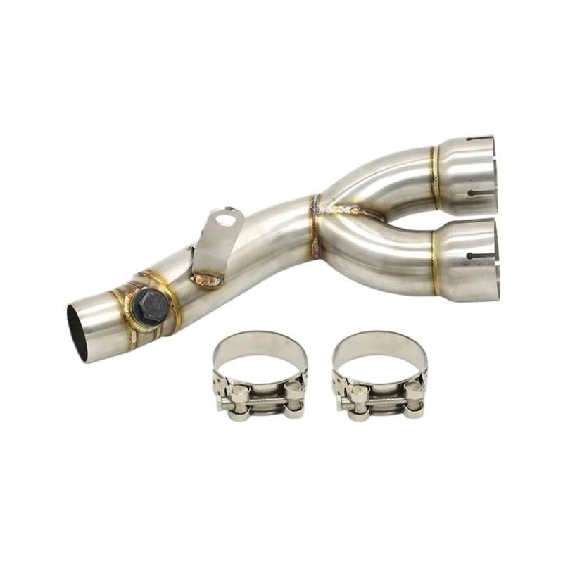 Auspuffrohr-Schalldämpfer Auspuff Y Mid Pipe Link Motorrad Link Schalldämpfer Rohr Schalldämpfer Eliminator Für Yam&aha R6 YZF R6 YZFR6 2006-2019 von WRHUOBA