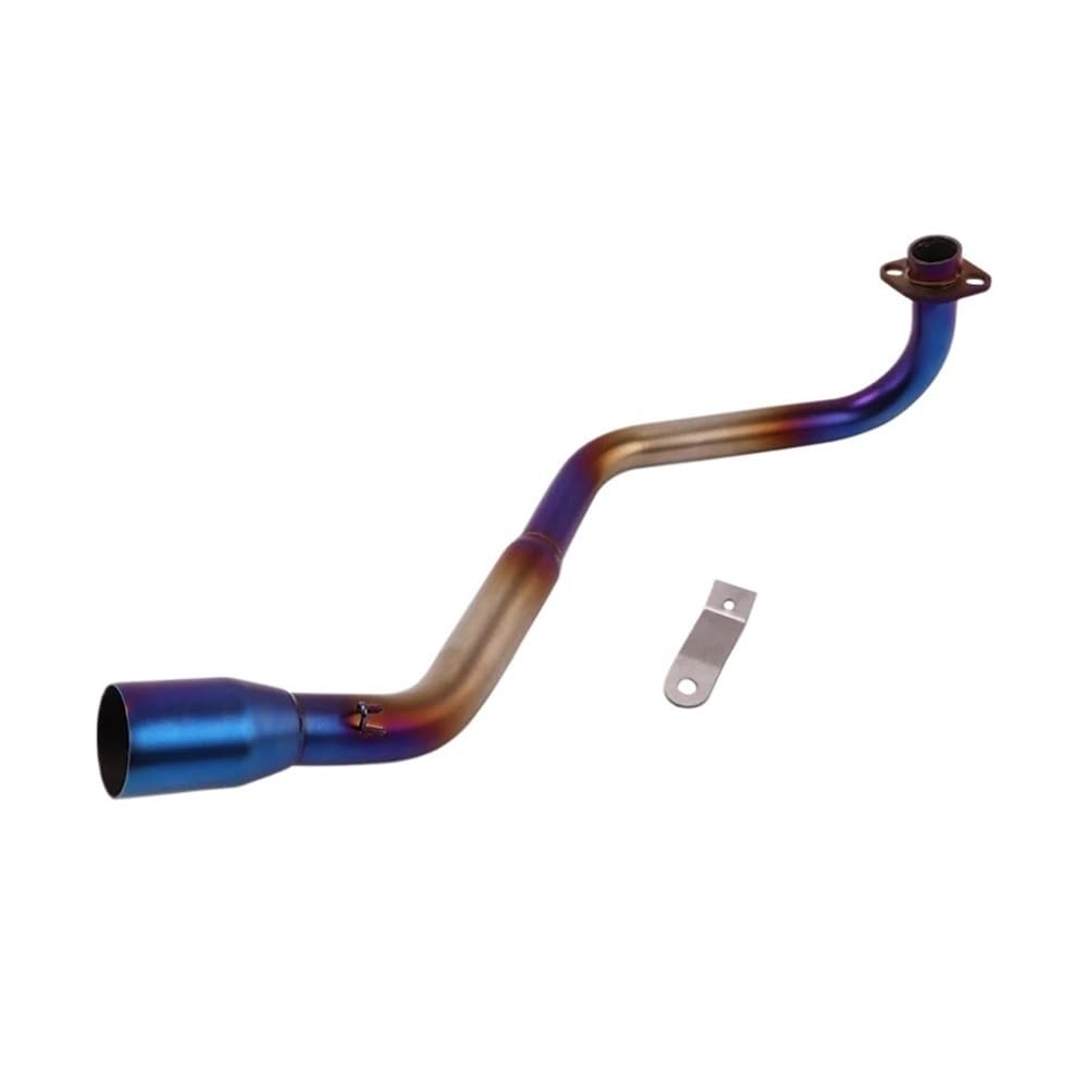 Auspuffrohr-Schalldämpfer Für Grom125 MSX125 Grom MSX 125 125SF MSX125SF M3 2013-2020 Motorrad Auspuff Flucht Header Vorne Link Rohr 51mm Schalldämpfer von WRHUOBA