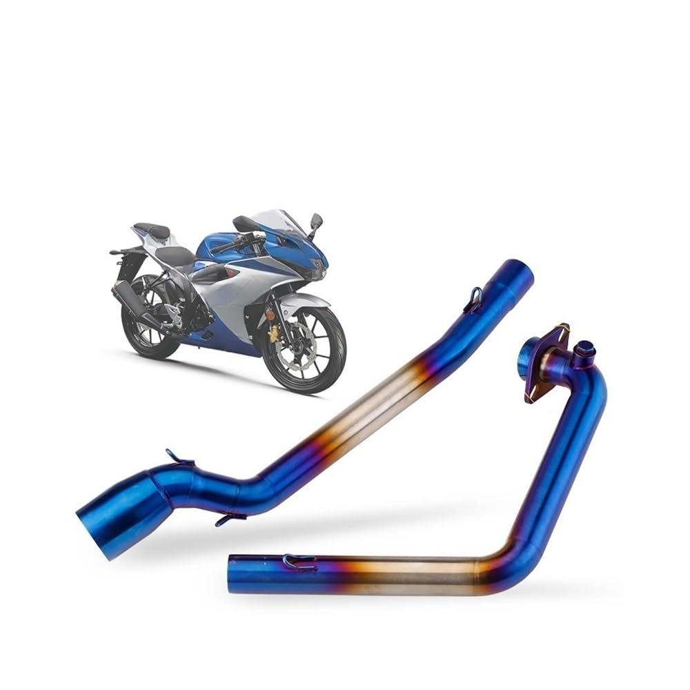 Auspuffrohr-Schalldämpfer Slip-On Für Su&zuki GSXR150 GSX150R GSX S150 GSX-S150 Gsxr125 Motorradauspuff Ändern Front Link Rohrverbindung von WRHUOBA