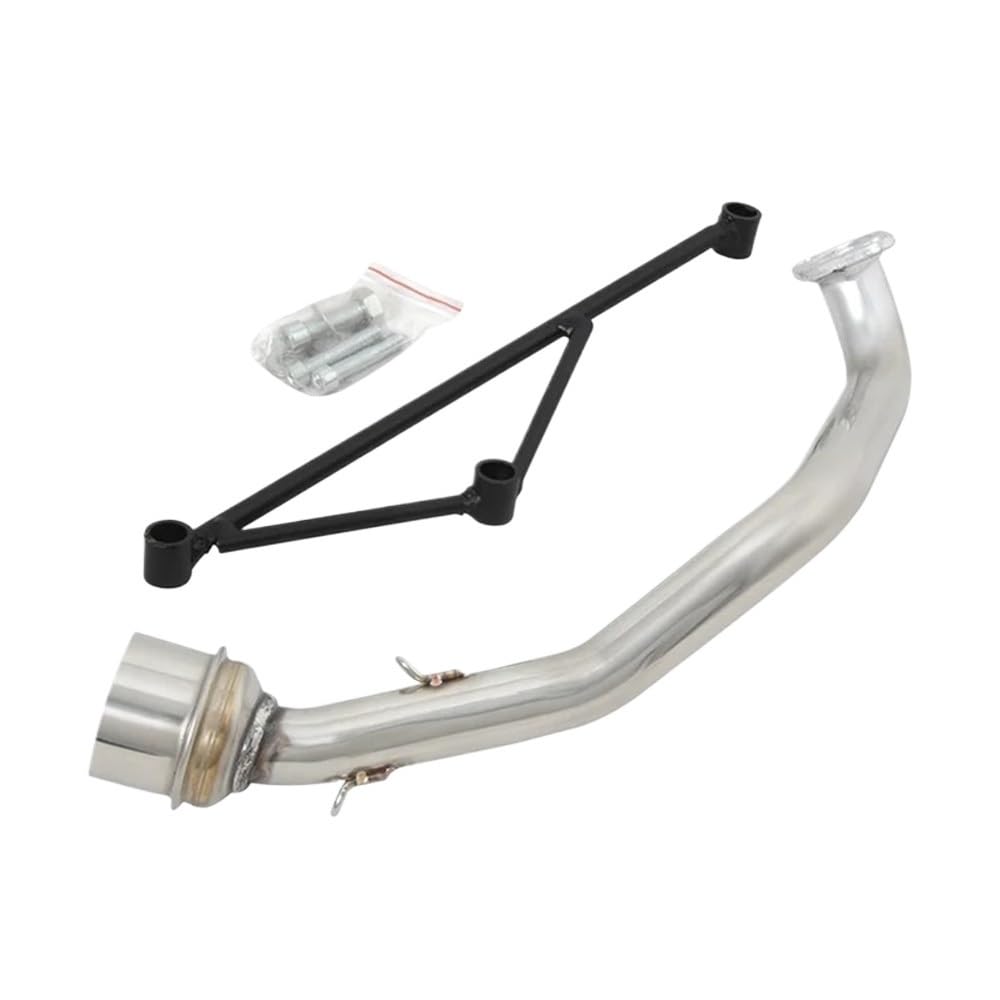 Auspuffrohr-Schalldämpfer Slip-On Für Yam&aha GY6 125 150 125CC 150CC Motorradauspuff Flucht Ändern Front Link Rohr Auspuffrohr Schalldämpfer Einsatz von WRHUOBA