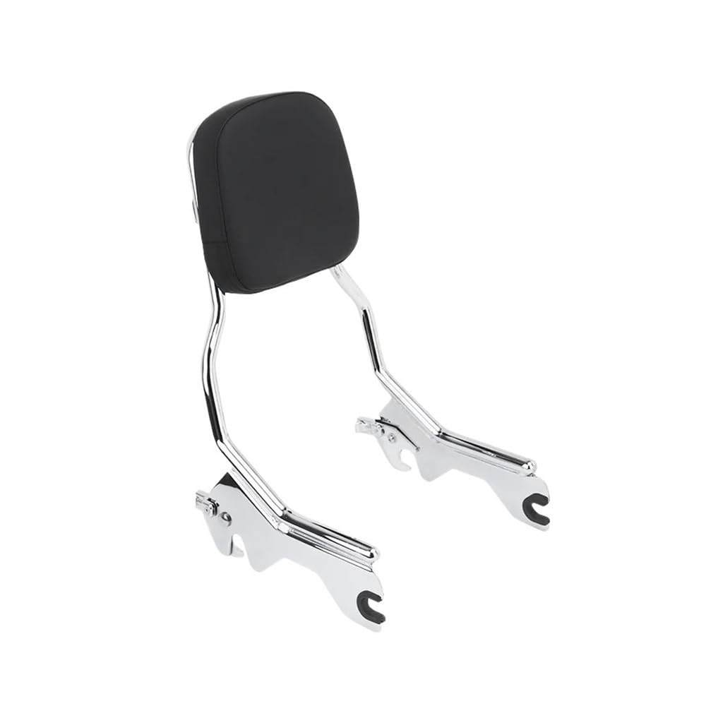 Gepäck Rack Rückenlehne Motorrad-Beifahrerrückenlehne Sissy Bar Gepäckträgerkissen Für Ha&rley Für Softail Für Slim Für Street Bob Für Deluxe 2018-2022 von WRHUOBA