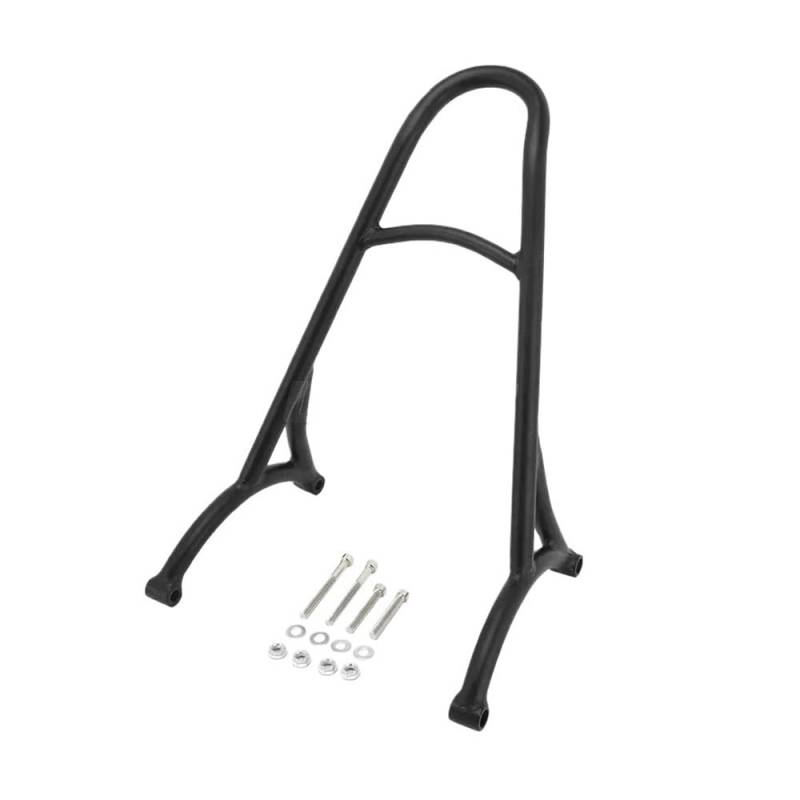 Gepäck Rack Rückenlehne Motorrad Rückenlehne Sissy Bar Für Ha&rley Für Sportster XL Iron 883 1200 Cafe Racer 2004-2023 Hinten Passagier Rückenlehne Kissen Pad von WRHUOBA