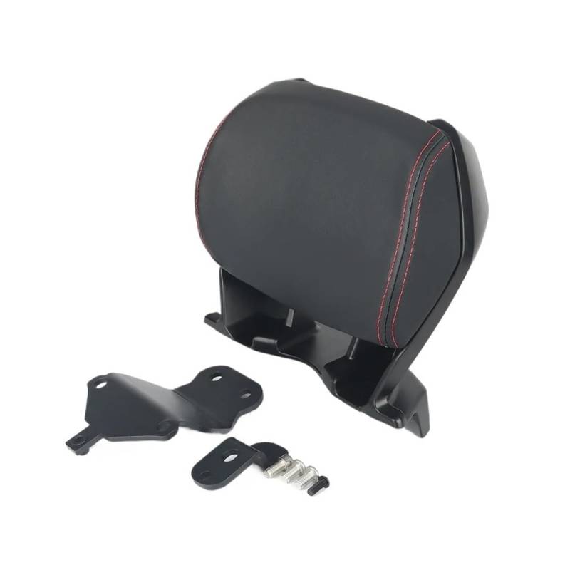 Gepäck Rack Rückenlehne Motorrad Schwarz Hinten Passagier Sitz Reitstock Rückenlehne Rest Kissen Pad FÜR LONCIN FÜR VOGE SR250GT SR250 SR 250 GT 250GT von WRHUOBA