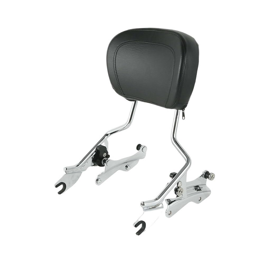 Rack Armlehne Gepäck Abnehmbares Gepäckträger-Docking-Set für Ha&rley Touring Road King Road Glide Street Glide 2014–2021, Motorrad-Heckregal von WRHUOBA