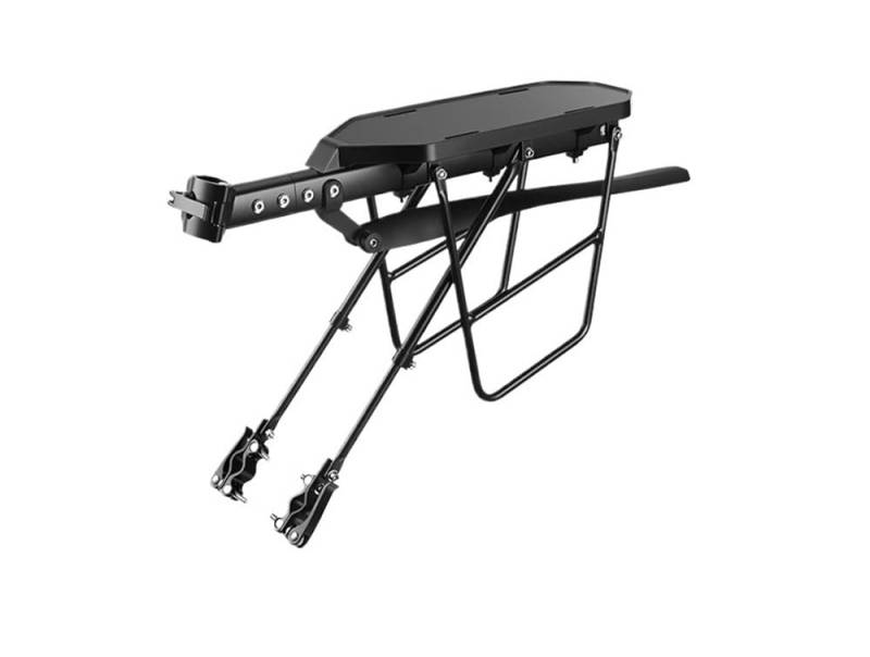 Rack Armlehne Gepäck Für Gepäckträger Regal MTB Radfahren Front Rack Mit Rücklicht Sattelstütze Tasche Halter Stehen Hinten Regal von WRHUOBA