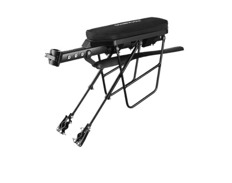 Rack Armlehne Gepäck Für Gepäckträger Regal MTB Radfahren Front Rack Mit Rücklicht Sattelstütze Tasche Halter Stehen Hinten Regal von WRHUOBA