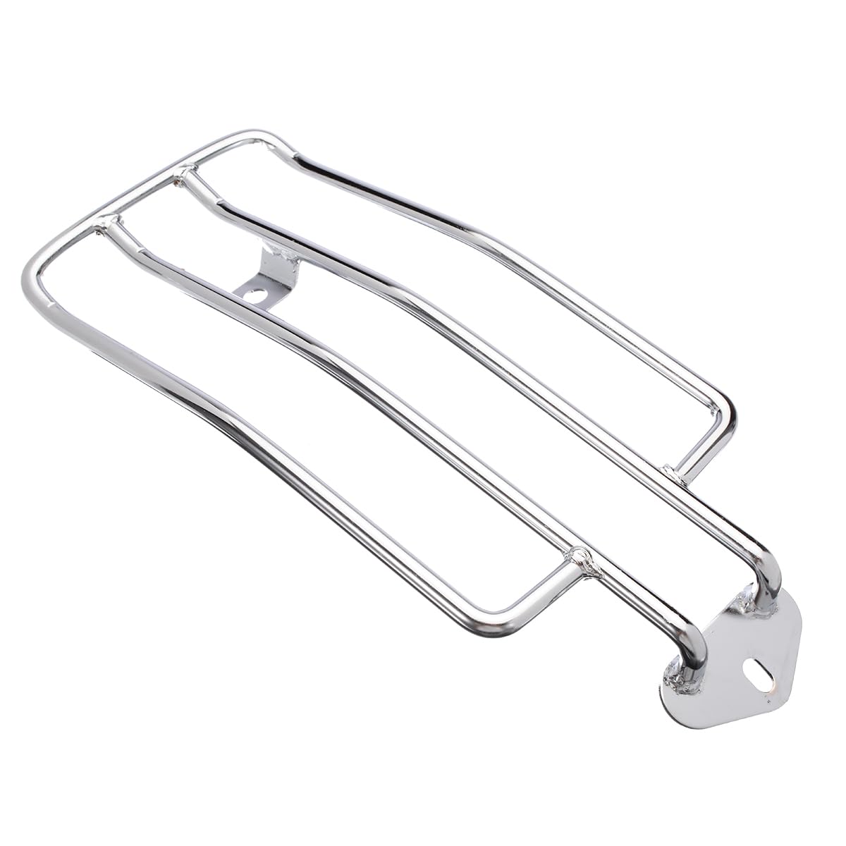 Rack Armlehne Gepäck Motorrad Chrome Solo Sitz Hinten Gepäck Rack Träger Motorrad Zubehör Für Yam&aha Hinten Gepäck Regal Halter Regal von WRHUOBA