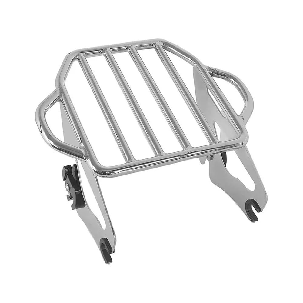 Rack Armlehne Gepäck Motorrad-Gepäckablage, Praktischer Hinterer Reitstock, Edelstahl Für Ha&rley Davidson Gliding TRAVEL Road King 2009–2023 von WRHUOBA