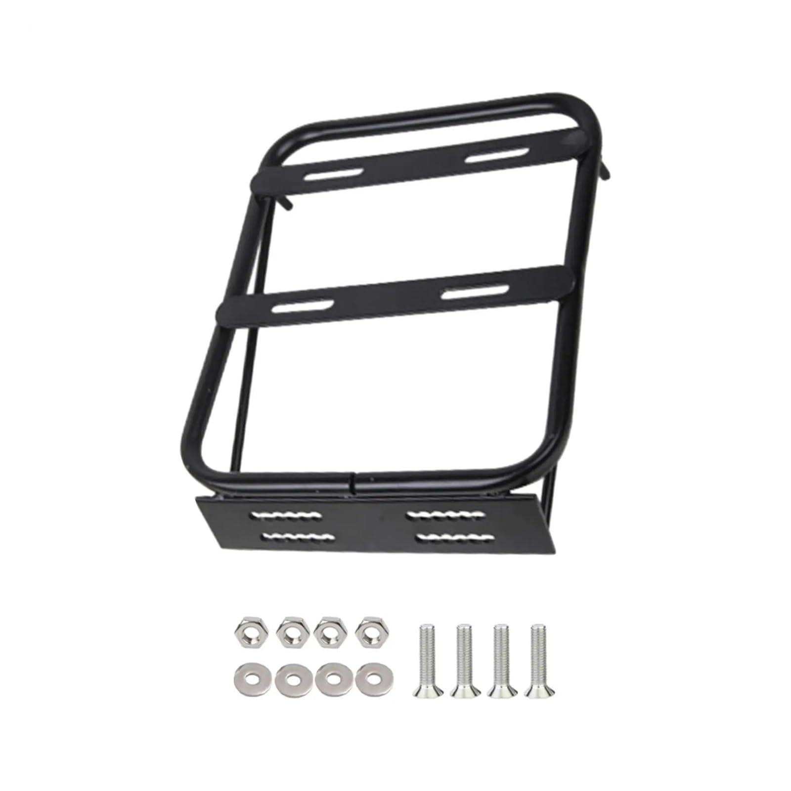 Rack Armlehne Gepäck Motorrad Hinten Gepäck Rack Abnehmbare Robust Mit Schraube Träger Halter Platte Basis Korb Rack Rahmen Rückenlehne Lagerung Box Rack von WRHUOBA