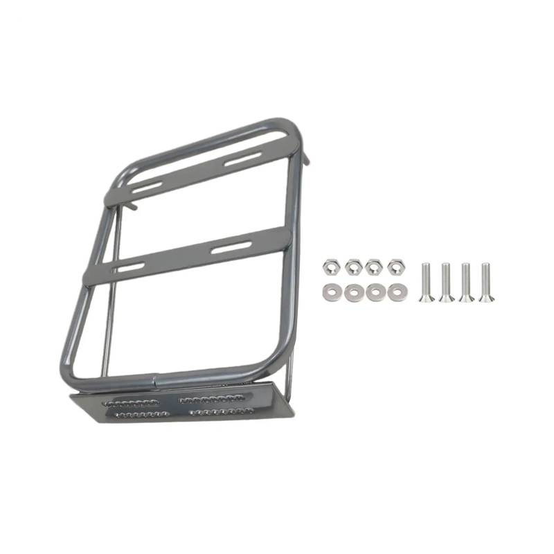 Rack Armlehne Gepäck Motorrad Hinten Gepäck Rack Abnehmbare Robust Mit Schraube Träger Halter Platte Basis Korb Rack Rahmen Rückenlehne Lagerung Box Rack von WRHUOBA