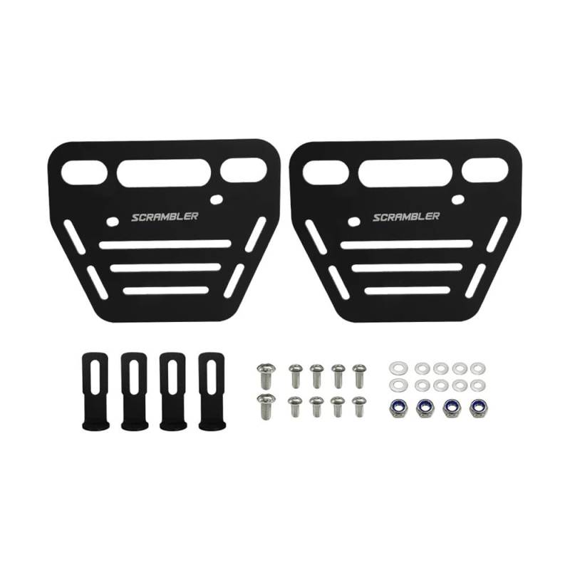 Rack Armlehne Gepäck Satteltaschen-Stützträger, Motorrad-Gepäckträger, Seitentaschen-Träger Für Du&Cati Scrambler 620 800 Classic Urban Enduro Sixty2 von WRHUOBA