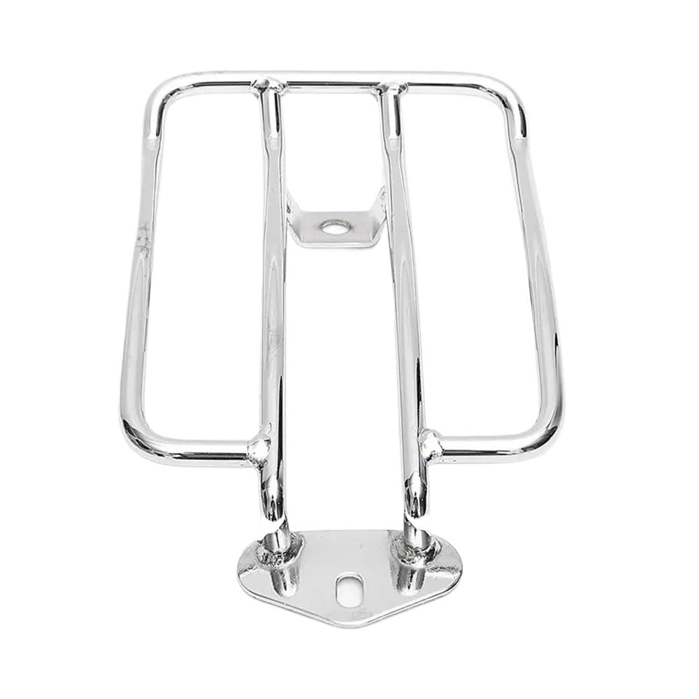 Rack Armlehne Gepäck Silber Motor Gepäckträger Unterstützung Regal Rack XL883 Hinten/1200 X4 Universal Motorrad Gepäckträger Motorrad Heckregal von WRHUOBA