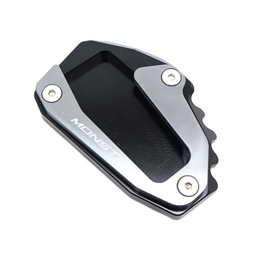 Seitenständer Fuß Für Du&Cati Monster 696 795 821 1200 1200S Motorrad CNC Aluminium Seitenständer Ständer Verlängerung Pad Stützplatte von WRHUOBA