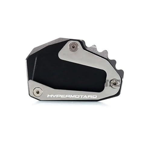 Seitenständer Fuß Motorrad CNC Kickstand Fuß Seitenständer Verlängerung Pad Stützplatte Vergrößern Ständer Für Du&Cati Hypermotard 796 821 939 939SP von WRHUOBA