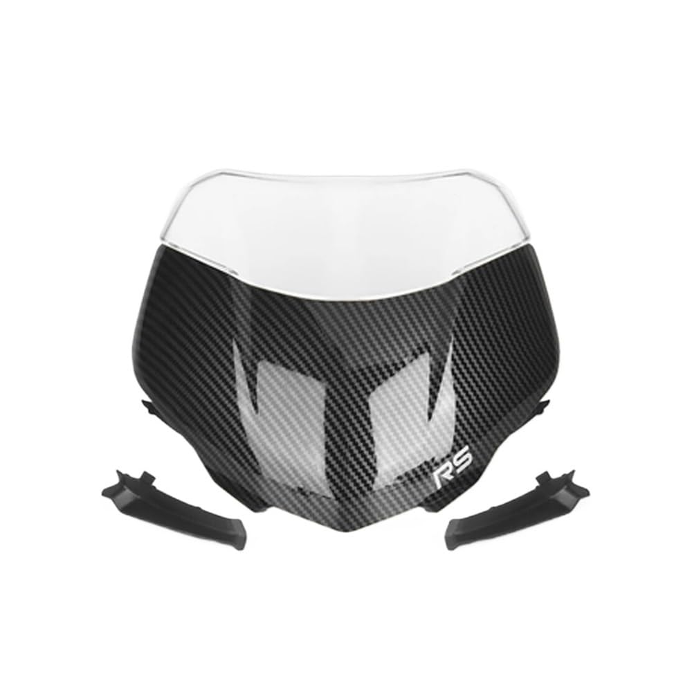 verstellbare Windschutzscheibe Motorrad Frontscheibe Windschutzscheibe Windschutz Schild Spoiler Deflektor Für Street Triple 765RS 765 RS Moto2 2023 von WRHUOBA