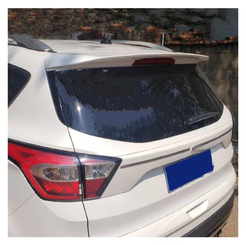 Kofferraumspoiler Flügel Für Ford Für Escape Für Kuga 2013-2019 ABS Kunststoff Hinten Stamm Flügel Spoiler Auto Heckspoiler Flügel Heckspoiler Flügel Lippe (Farbe : Weiß) von WRIDEX