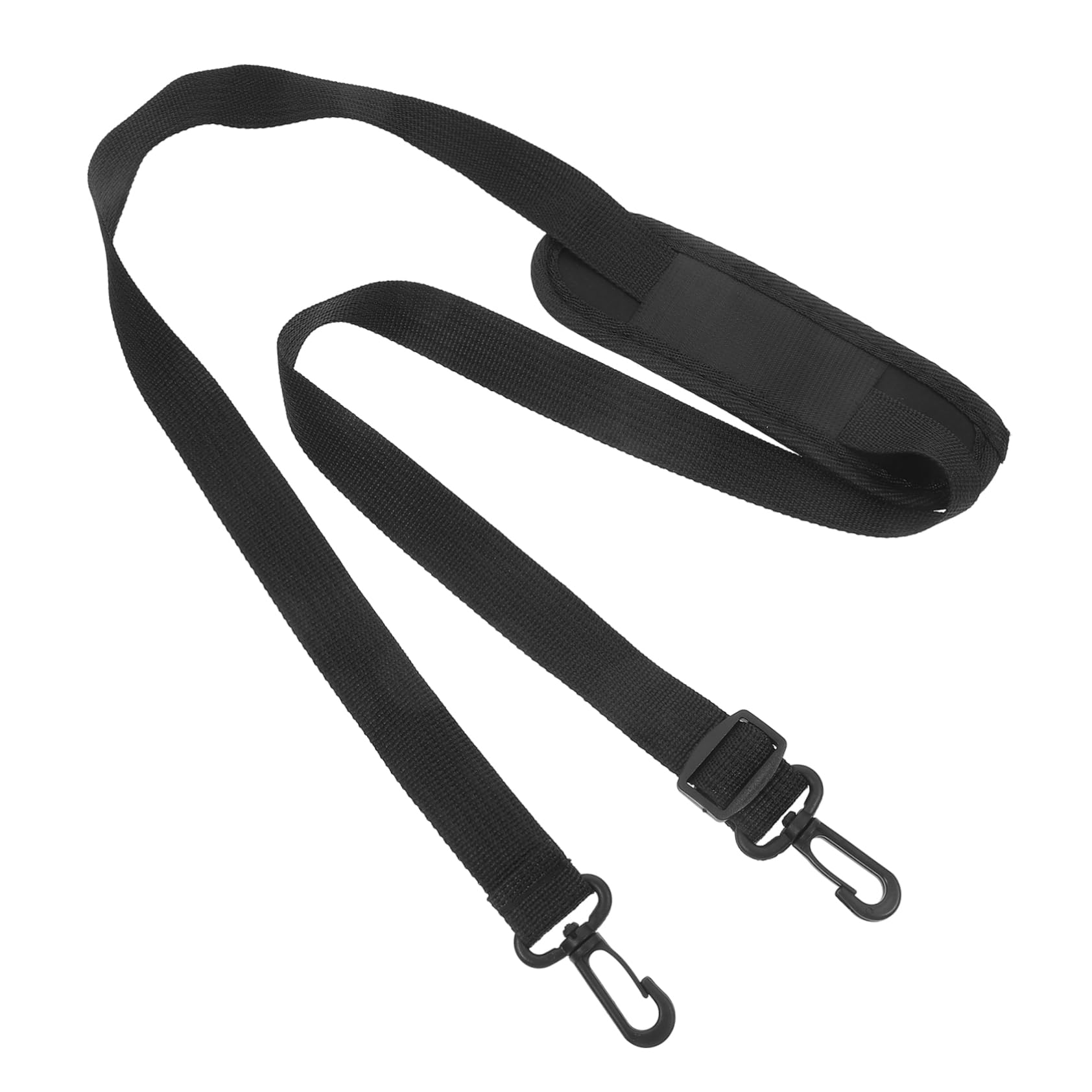 WRITWAA Austausch des Reisetaschenriemens Schultergurt für Laptoptasche Geldbörse mit Gitarrengurt Riemenpolster Bag Straps taschengürtel Seesackriemen tauschen Gurt für Tasche Nylon Black von WRITWAA