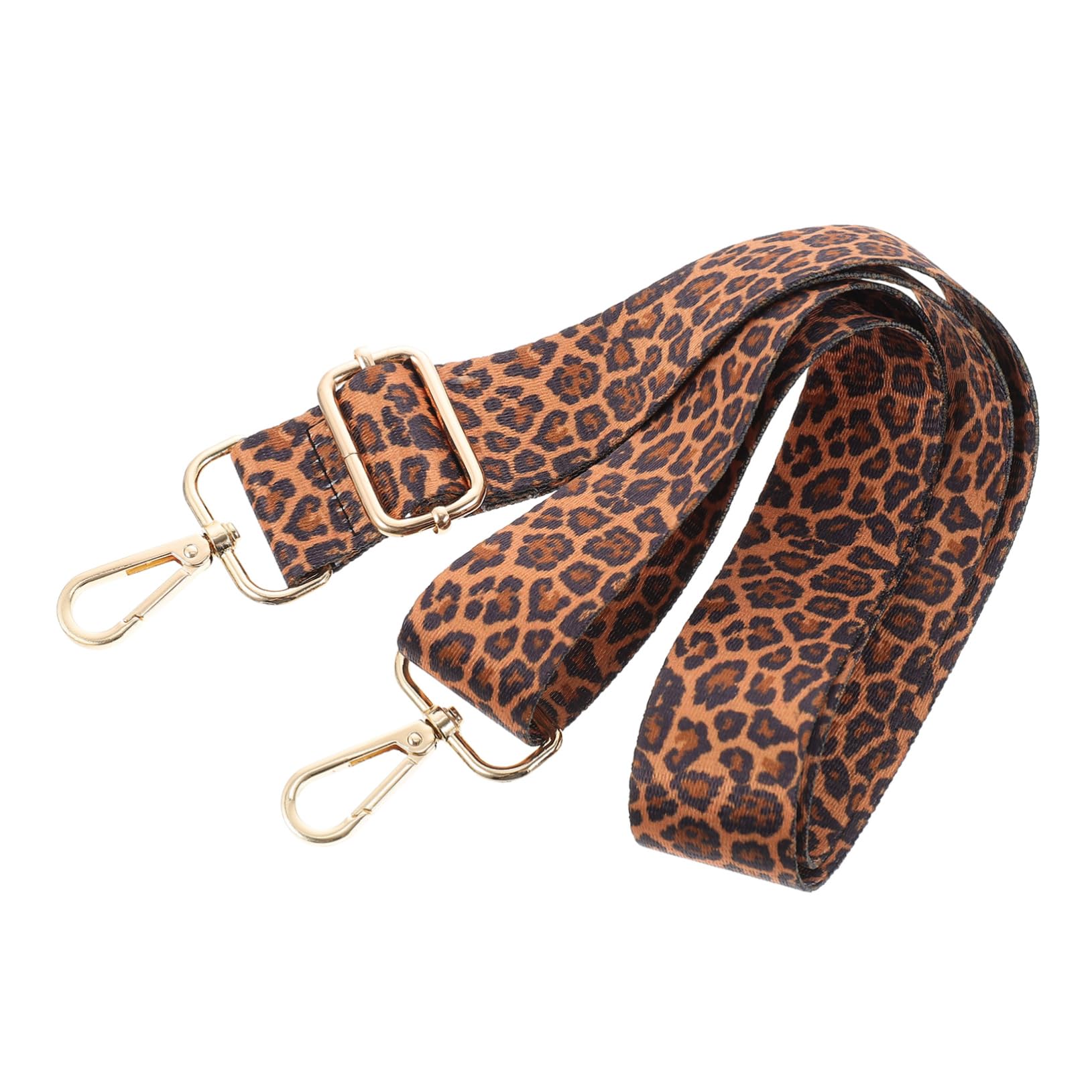 WRITWAA Breiter Schultergurt mit Leopardenmuster Gitarrengurt Gürtel für Frauen Schulterriemen Bag Straps taschengürtel Handtaschenriemen Ersatzriemen für die Tasche Polyester Baumwolle von WRITWAA