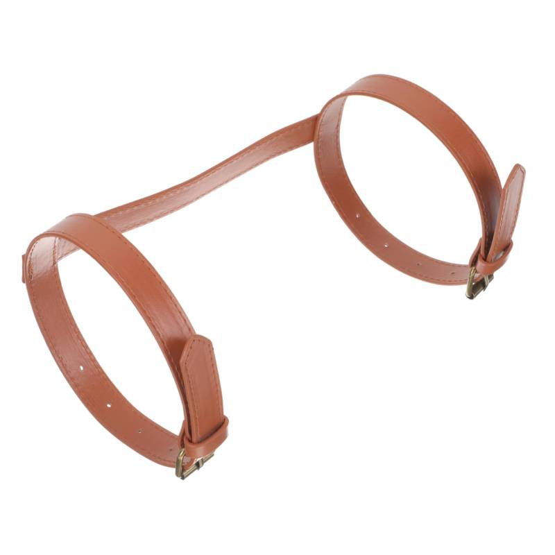 WRITWAA Gurte für Außenmatten Klappstuhl Tragegurt Campingdeckenträger Verstellbarer Deckengurt Outdoor Matte Gurtband Strandmatte Gurtband Camping-Werkzeuge Deckentragegurt Leder von WRITWAA