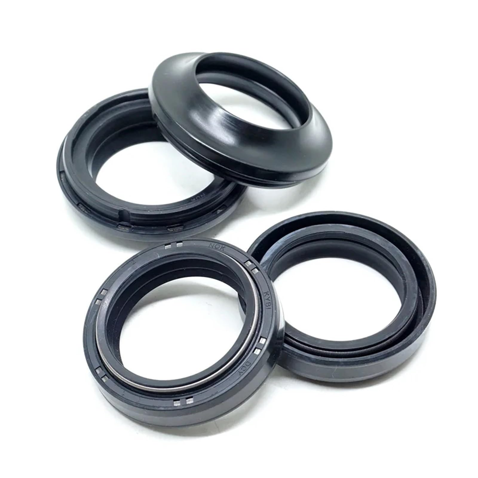 For EX650 650 2012-2019 650R 2009-2011 ABS 2014-2016 ER-6F ER6F 2007-2015 Gabel Öl Dichtungen Staub Wischer Kit(Oil Dust Seals) von WRJOKTLI