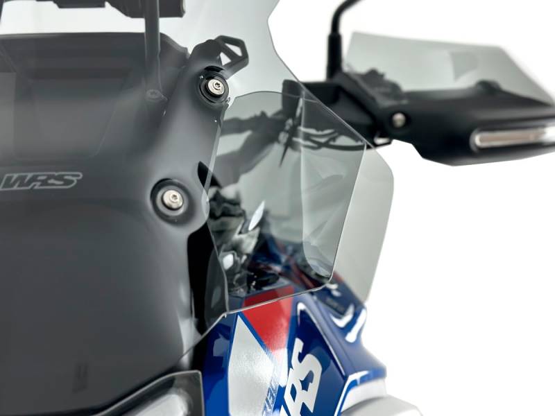 WRS Windabweiser WRS FUME' R 1300 GS 2023-2024 Transparent Modern Clip-on Motorrad von WRS