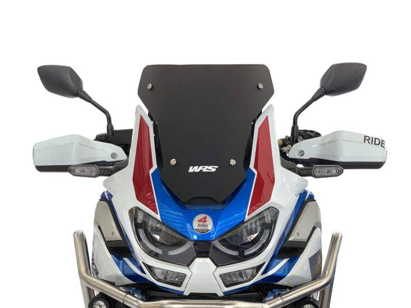 Sport-Windschild schwarz matt WRS Africa Twin CRF 1100 L Adventure 2020-2021 von WRS