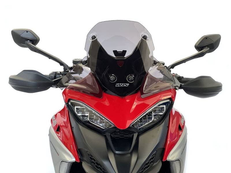 Sportscheibe dunkelgrau WRS kompatibel mit Multistrada V4 / S / S Sport / PIKES Peak 2020-2024 von WRS