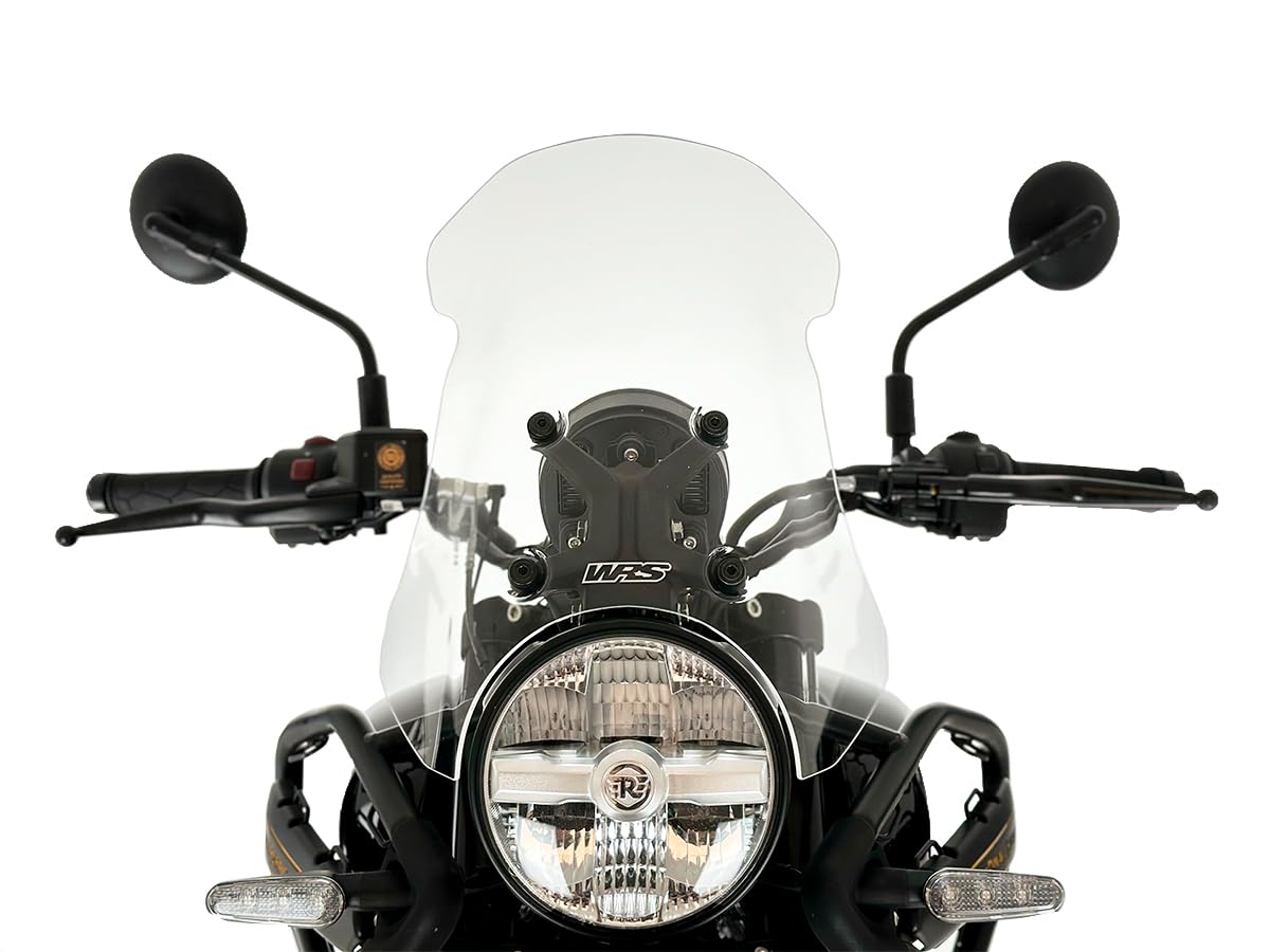 WRS Windschild Touring, transparent, für Motorräder, aus Plexiglas PMMA, 3 mm stark, ECE R24, Front von WRS