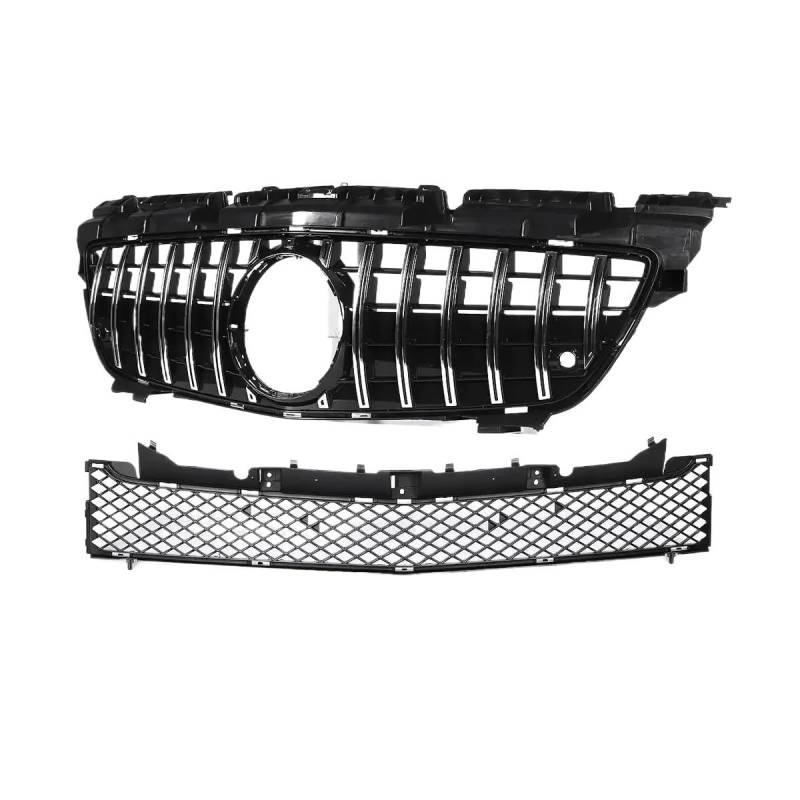 GT Racing Style Frontgrill for die Stoßstange, kompatibel mit Mercedes Benz SLK R172 200 250 350 2012–2016, Tuning-Center-Gitter von WRYZA