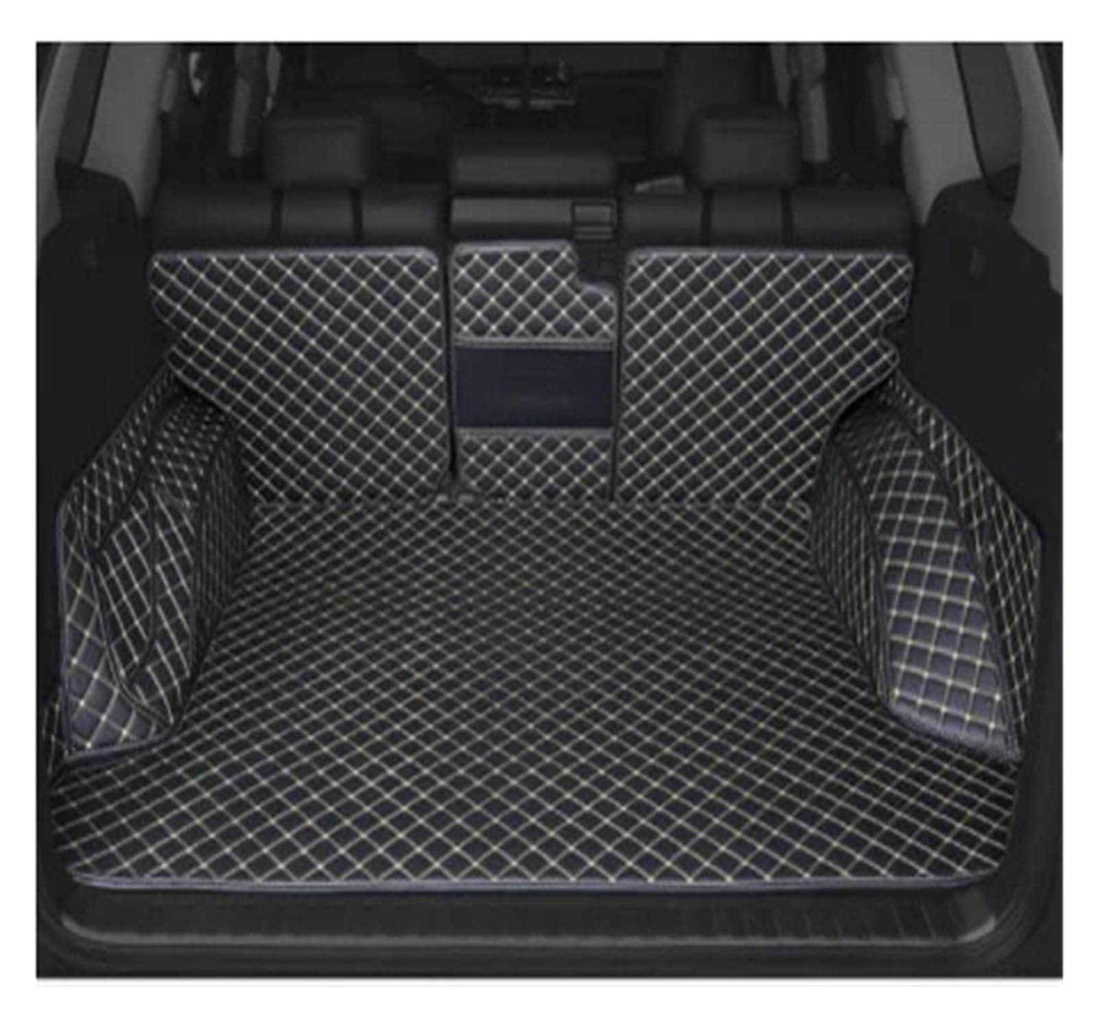 Kofferraummatten Kompatibel for Toyota Prado 150 2010 2011 2012 2013 2017 2018 Schutzablage Cargo-Liner Zubehör Styling(Grizzly) von WRYZA