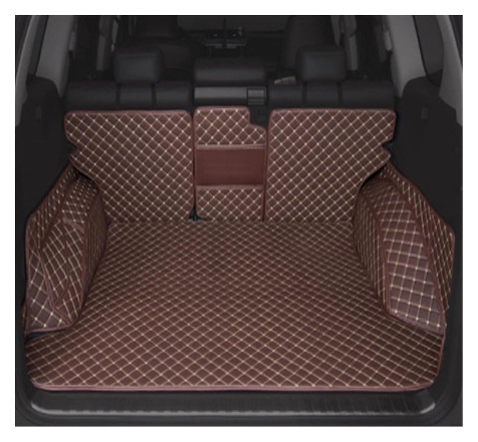 Kofferraummatten Kompatibel for Toyota Prado 150 2010 2011 2012 2013 2017 2018 Schutzablage Cargo-Liner Zubehör Styling(Orange1) von WRYZA