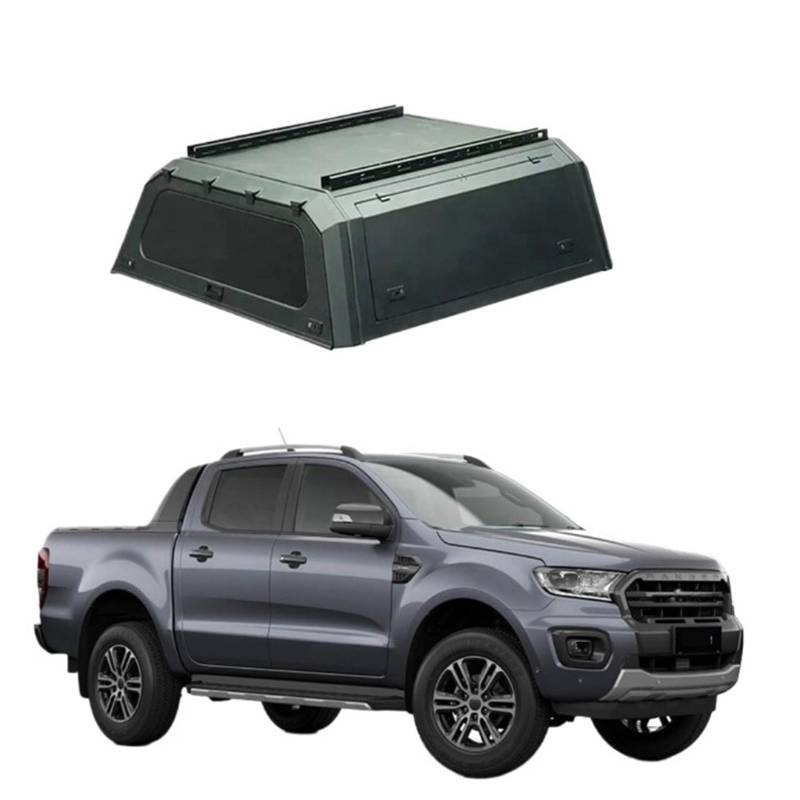 WRYZA Offroad-Laderaumabdeckung kompatibel mit Ford F150 Ranger, Harte Aluminiumlegierung, Topper for Camper, Pickup, 4x4, Pickup-Truck, Baldachin von WRYZA