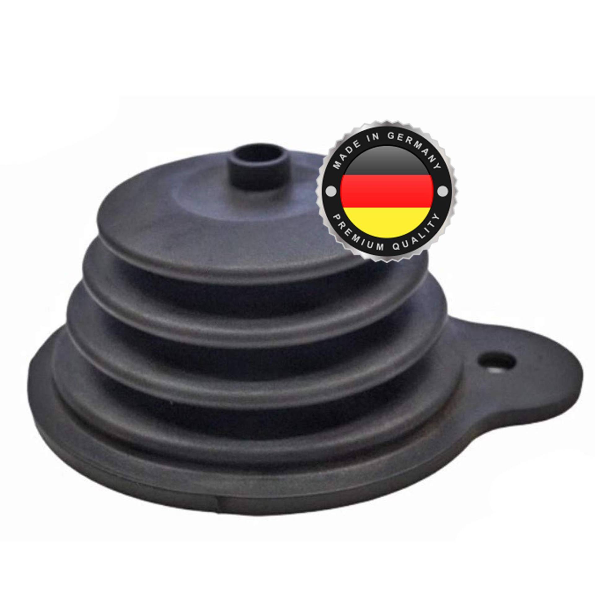 WS · SYSTEM 1x Universal Faltenbalg aus Gummi – 1 Stk flexible & dehnbare Achsmanschette MADE IN GERMANY aus hochwertigem PVC – Schelle in Größe: L 22mm-56m Ø 15mm-110mm von WS · SYSTEM