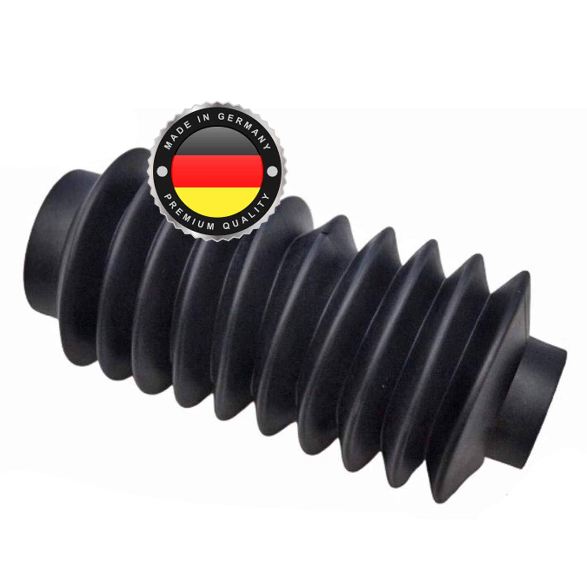 WS · SYSTEM 1x Universal Faltenbalg aus Gummi – 1 Stk flexible & dehnbare Achsmanschette MADE IN GERMANY aus hochwertigem PVC – Schelle in Größe: L 270mm-105mmØ62/85mm von WS · SYSTEM