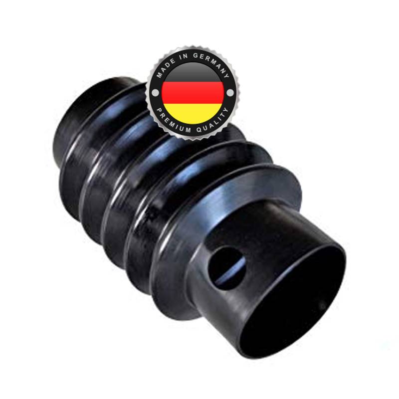 WS · SYSTEM 1x Universal Faltenbalg aus Gummi – 1 Stk flexible & dehnbare Achsmanschette MADE IN GERMANY aus hochwertigem PVC – Schelle kompatibel zu BPW PAV-SR 2,7 & Maße L 170 mm Ø 70mm von WS · SYSTEM