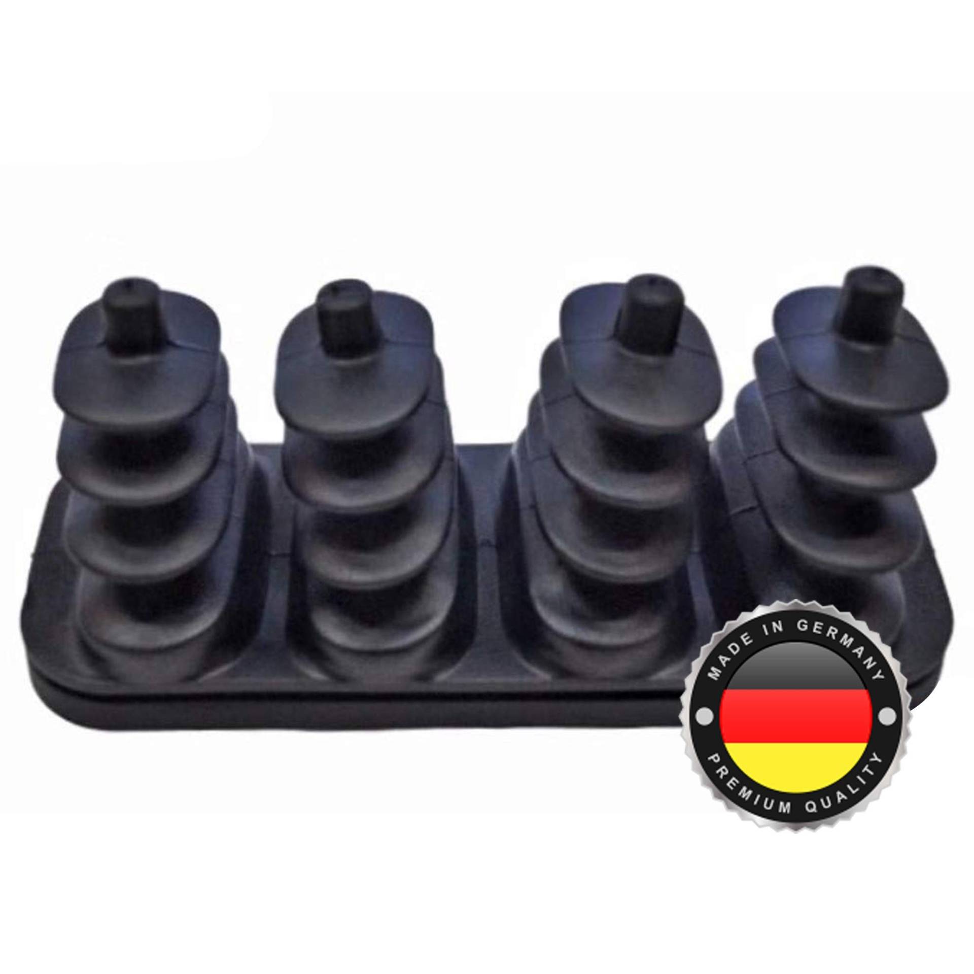 WS · SYSTEM Faltenbalg für Stapler aus Gummi – flexible & dehnbare Achsmanschette MADE IN GERMANY aus hochwertigem PVC – Schelle für Gabelstapler Linde 0009625521 0009625545 von WS · SYSTEM