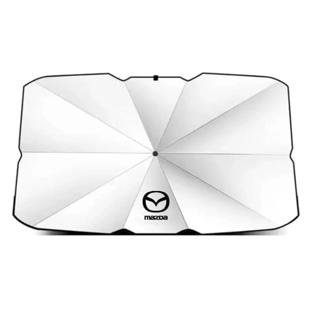 Auto Windschutzscheibe Sonnenschutz Regenschirm für Mazda 3 Hatchback Sedan 2006-2025,Rotations Faltbarer Auto Sonne Visier, UV Schutz,Hitze Isolierung,E Auto Windschutzscheibe Sonnenschutz Regenschirm für Mazda 3 Hatchback Sedan 2006-2025,Rotations Faltbarer Auto Sonne Visier, UV Schutz,Hitze Isolierung,E von WSADRFXS