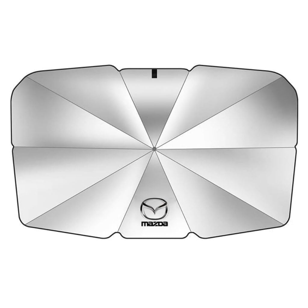 Auto Windschutzscheibe Sonnenschutz Regenschirm für Mazda MX-30 MX-5 2000-2025,Rotations Faltbarer Auto Sonne Visier, UV Schutz,Hitze Isolierung,C Auto Windschutzscheibe Sonnenschutz Regenschirm für Mazda MX-30 MX-5 2000-2025,Rotations Faltbarer Auto Sonne Visier, UV Schutz,Hitze Isolierung,C von WSADRFXS