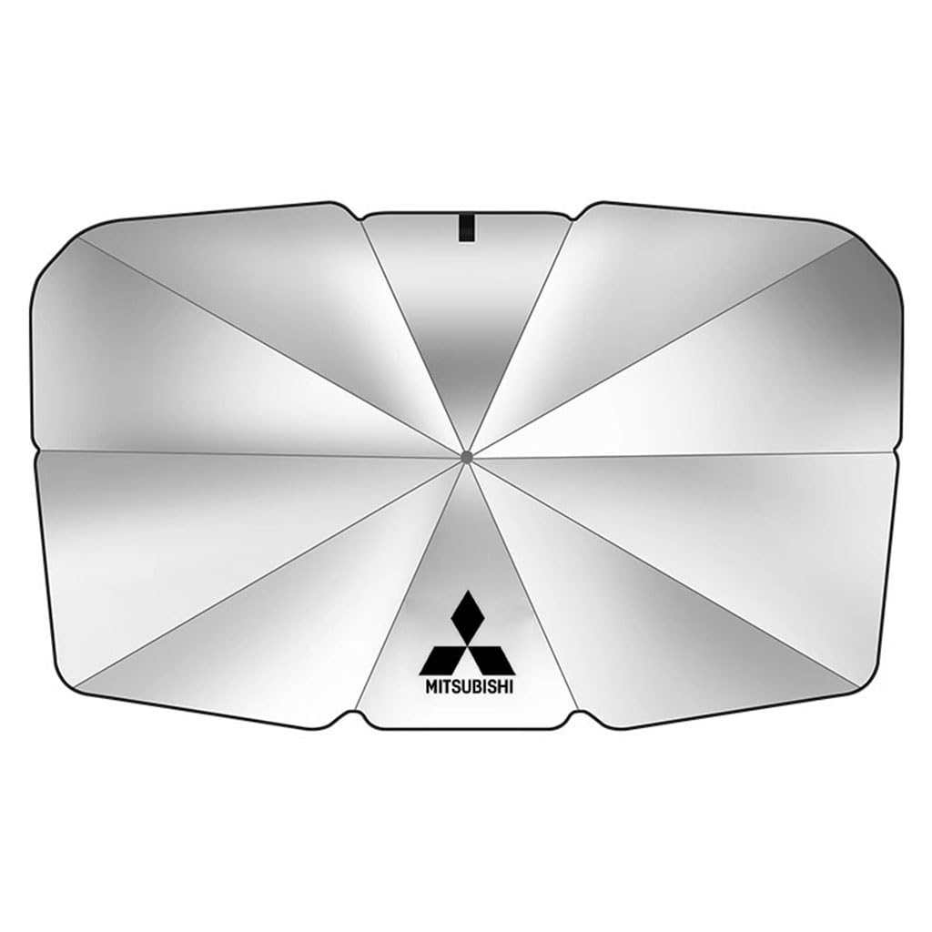 Auto Windschutzscheibe Sonnenschutz Regenschirm für Mitsubishi,Rotations Faltbarer Auto Sonne Visier, UV Schutz,Hitze Isolierung,F Auto Windschutzscheibe Sonnenschutz Regenschirm für Mitsubishi,Rotations Faltbarer Auto Sonne Visier, UV Schutz,Hitze Isolierung,F von WSADRFXS