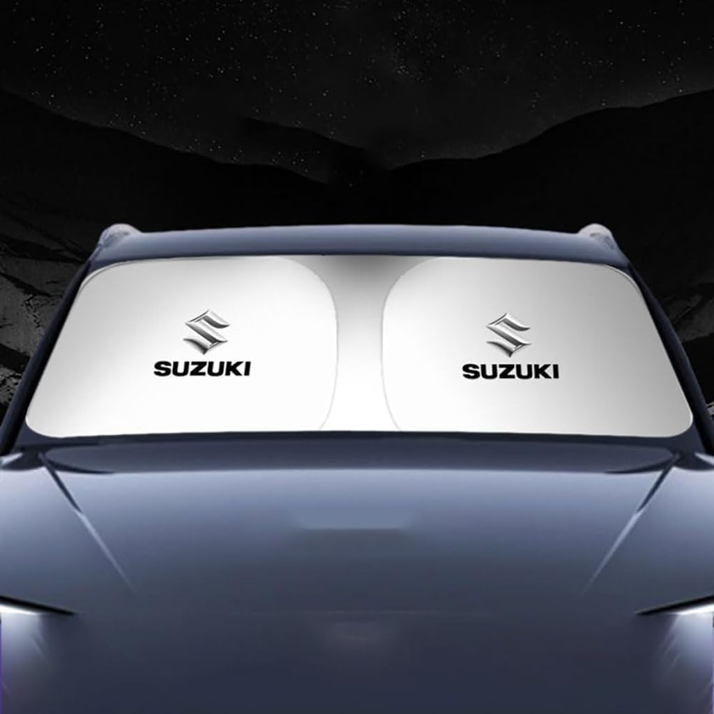Auto Windschutzscheibe Sonnenschutz Regenschirm für Suzuki,Rotations Faltbarer Auto Sonne Visier, UV Schutz,Hitze Isolierung,E Auto Windschutzscheibe Sonnenschutz Regenschirm für Suzuki,Rotations Faltbarer Auto Sonne Visier, UV Schutz,Hitze Isolierung,E von WSADRFXS