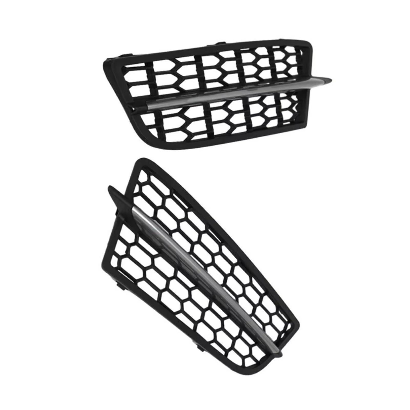 Front Kühlergrille Kompatibel Mit 1er F20 F21 M Modell Paar Vordere Stoßstangen-Nebelscheinwerfergitter Untere Abdeckungen Grill-Nebelscheinwerferabdeckung 51118053803 51118053804(With chorme) von WSBOJXTH