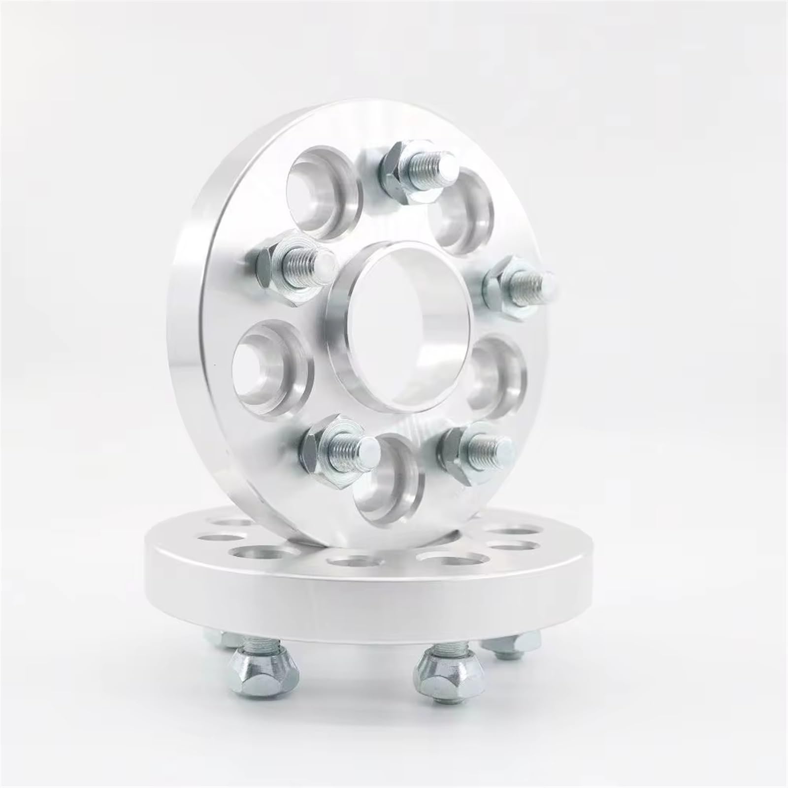 WSBOJXTH 2 Stücke Spurverbreiterungen Adapter Aluminium PCD 5x100 Zu 5x112 CB 57,1 Zu 66,6 Dicke 20mm / 25mm Bolzen 12x1,5 Auto Felgen Zubehör Spurverbreiterung von WSBOJXTH