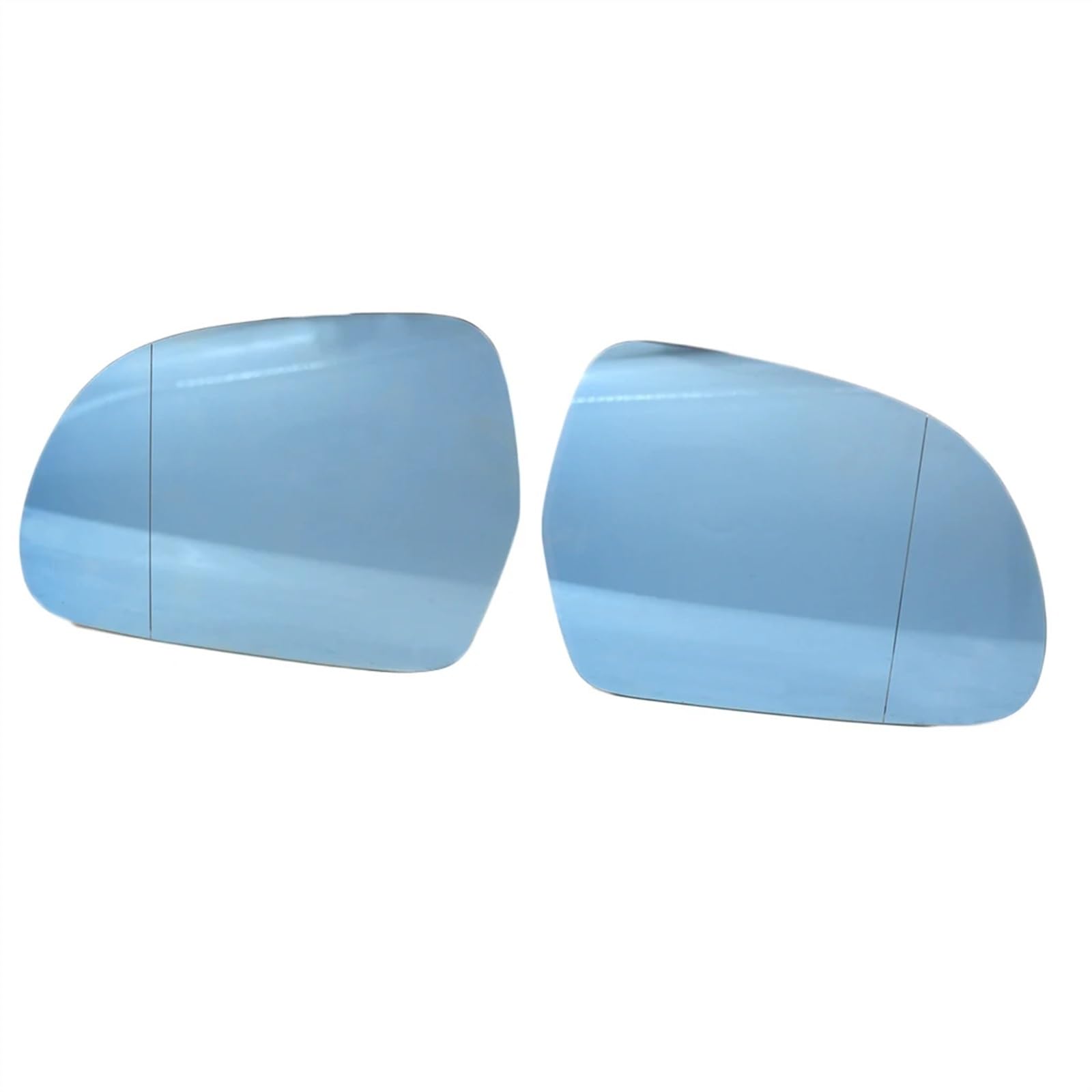 WSBOJXTH Auto Außenspiegelglas Kompatibel Mit A4 B8 C6 2009–2012, Linke Und Rechte Seite, Rückspiegelglaslinse 8T0857535E 4F0857535AF(Blue A Pair) von WSBOJXTH