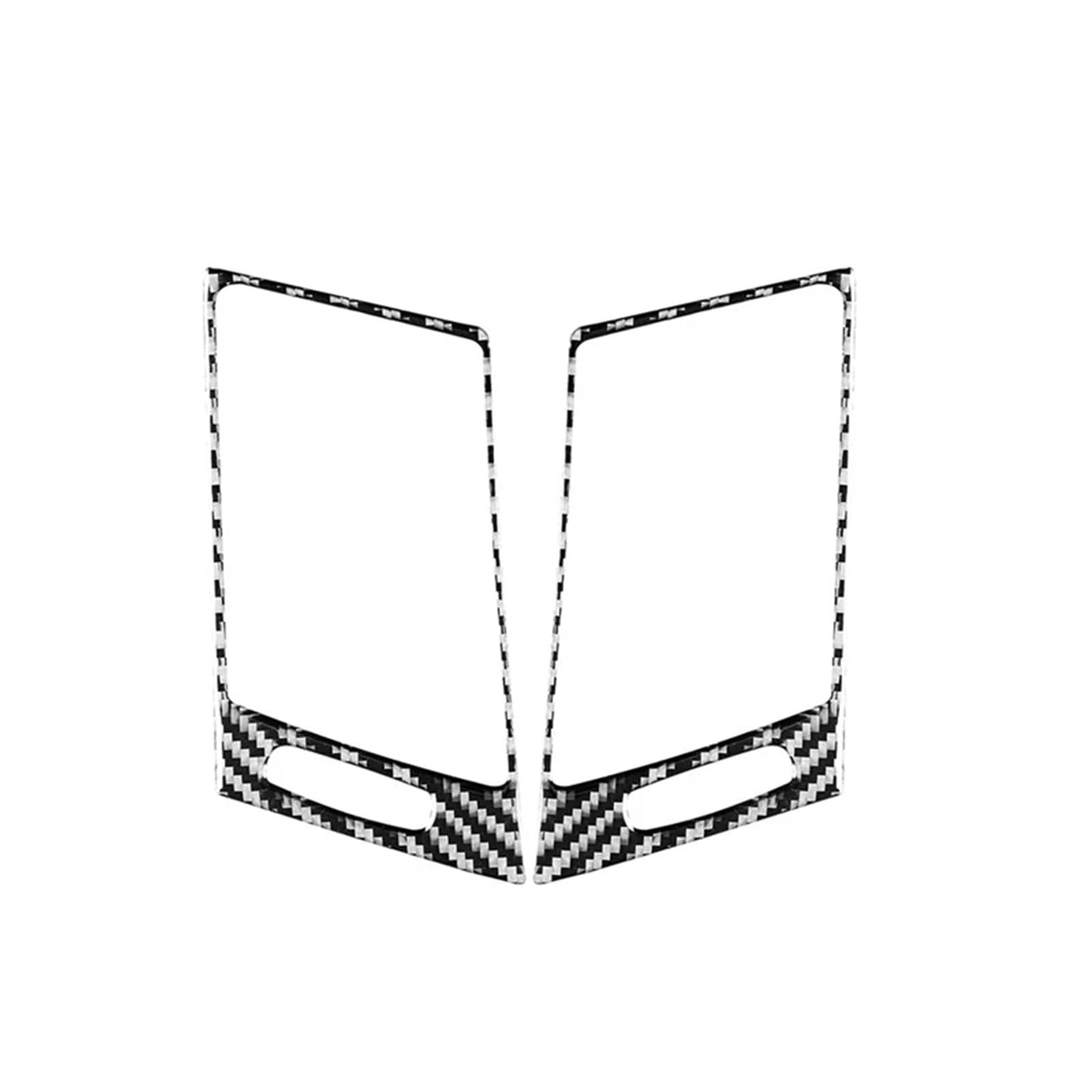 WSBOJXTH Automodifikation Kompatibel Mit X3 E83 2006–2010, ABS-Kohlefaser, Auto-Styling, Seitliche Lüftungsöffnung, Dekoration, Verkleidung, Auto-Innenzubehör von WSBOJXTH