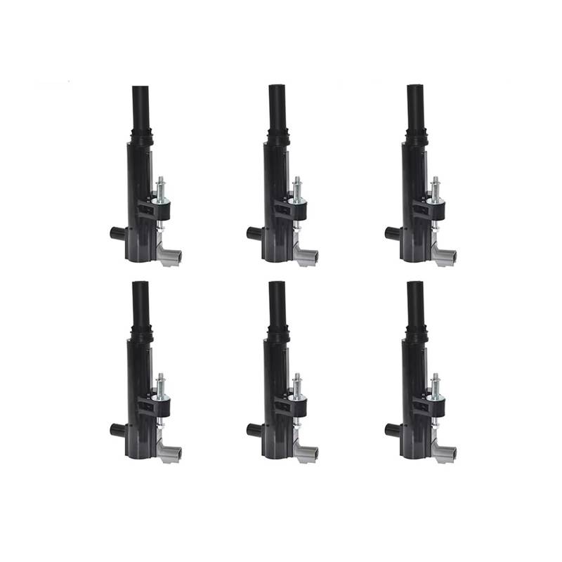 WSBOJXTH Ersatzteile Kompatibel Mit Mitsubishi Für Raider 3.7L V6 2009 1/6PCS Autozubehör Motorzündspulenpakete 5149199AA(5149199AA 6PCS) von WSBOJXTH