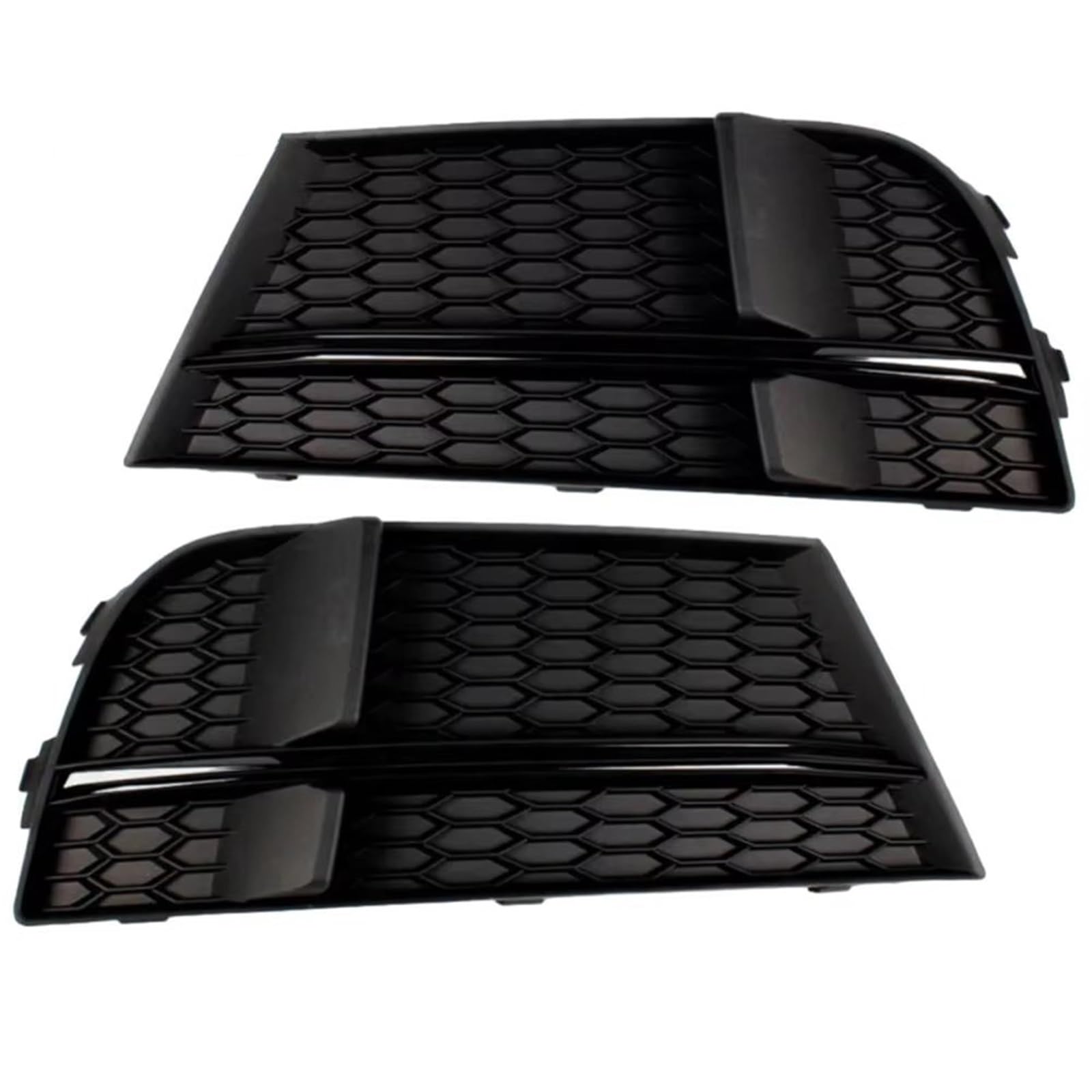 WSBOJXTH Front Kühlergrille Kompatibel Mit A3/S3 2017 2018 2019 2020 Vorne Links Rechts Stoßstange Nebelscheinwerfer Lampengitter Autozubehör 8V3 807 681AB, 8V3 807 682N(1 Pair) von WSBOJXTH