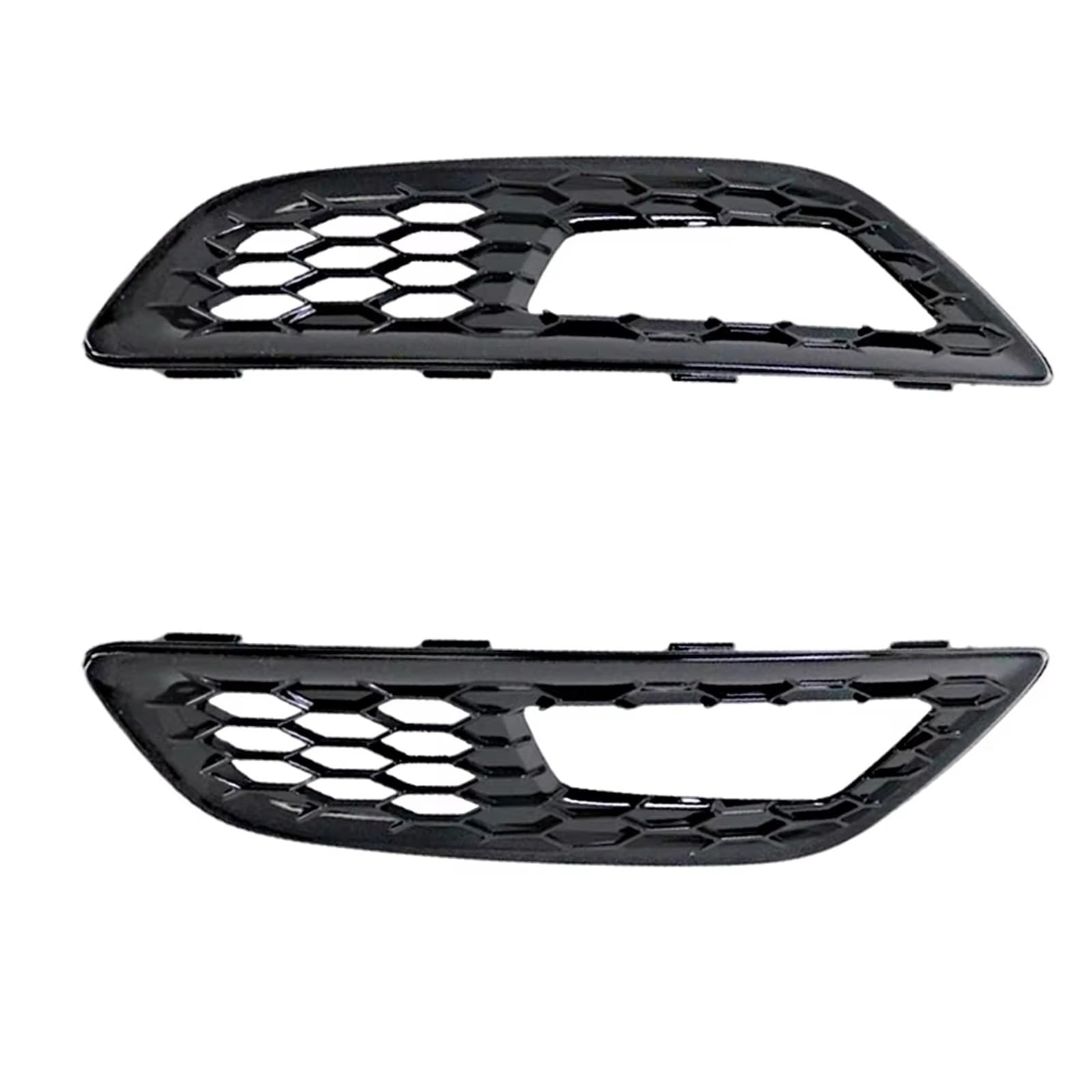 WSBOJXTH Front Kühlergrille Kompatibel Mit Ford Für Focus Limousine Schrägheck 2015–2017, 2 Stück Frontstoßstange Nebelscheinwerfer-Lampengitter-Abdeckung Links Rechts 15A299-AA 15A298-AA von WSBOJXTH