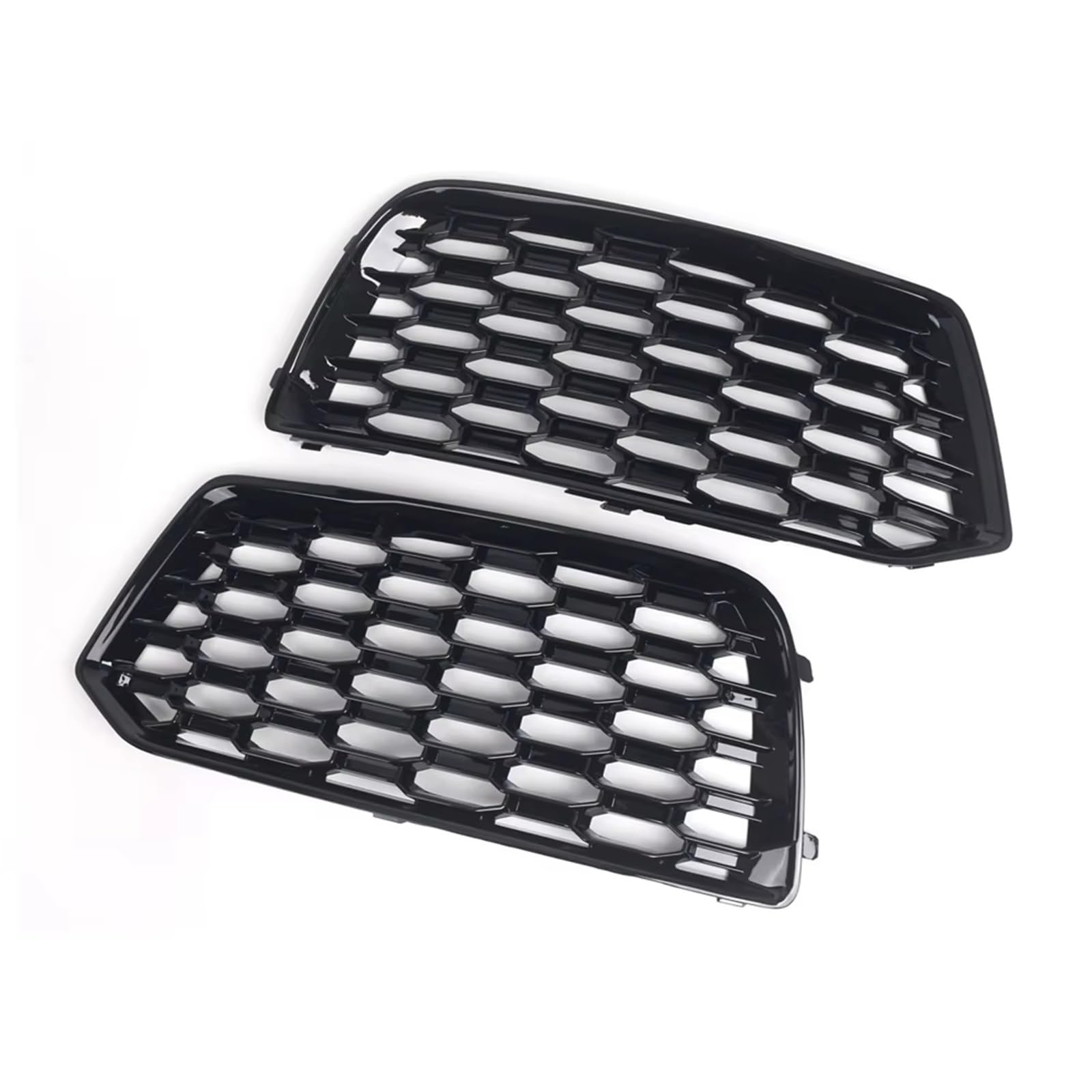 WSBOJXTH Front Kühlergrille Kompatibel Mit Q5 2018–2020, 1 Paar Auto-Frontstoßstange, Unterer Grill, Nebelscheinwerfer-Rahmen, Blendeneinsatz 80A807679D 80A807680D von WSBOJXTH