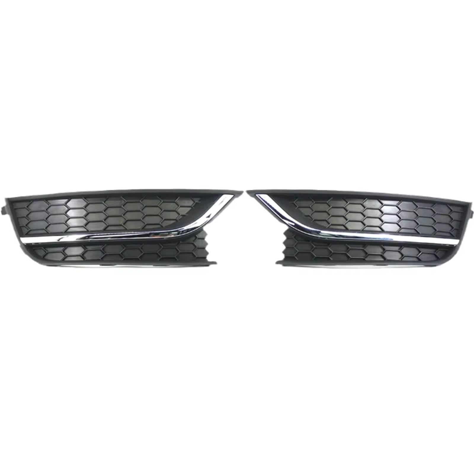 WSBOJXTH Front Kühlergrille Kompatibel Mit VW Für Passat 2012 2013 2014 2015 US Edition Frontstoßstangengrill Nebelscheinwerfer Scheinwerfer Zierschutz 561853666C9B9, 561853665E9B9(Left and Right) von WSBOJXTH